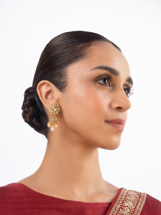 Orla Polki Ear Rings