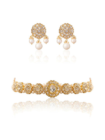 Aethra & Azmina Polki Choker Set