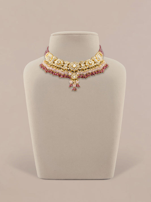 Arina Polki U Necklace