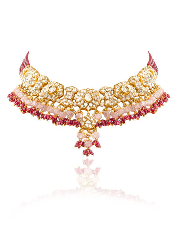 Arina Polki U Necklace