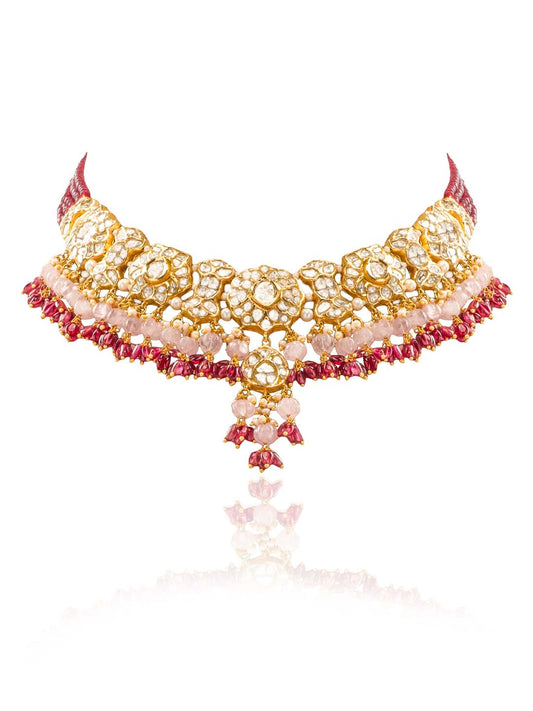 Arina Polki U Necklace