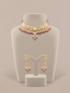 Arina & Zuhra  Polki U Necklace Set