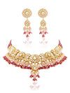 Arina & Zuhra  Polki U Necklace Set