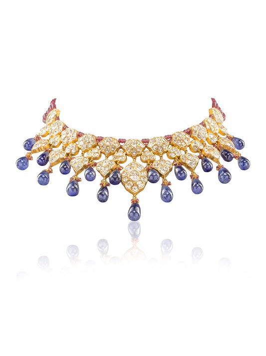 Nevara Polki U Necklace