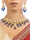 Nevara & Tahira Polki U Necklace Set