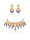 Nevara & Tahira Polki U Necklace Set