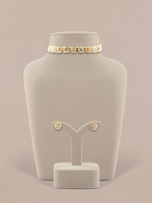 Mikhaila & Eman  Polki Choker Set