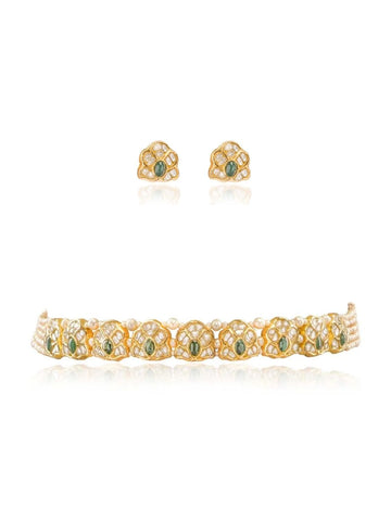 Mehrak & Zaynab  Polki Choker Set