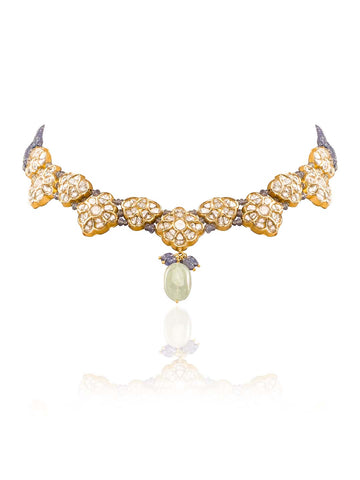 Reina Polki U Necklace