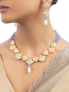 Reina & Anika Polki U Necklace Set