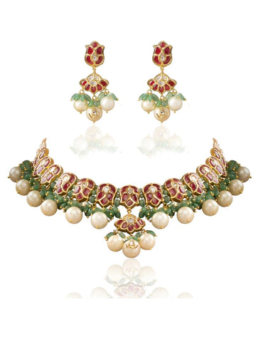 Miani & Noriel Polki U Necklace Set