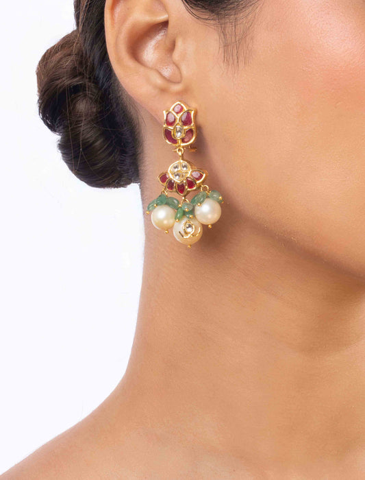 Noriel Polki Ear Rings