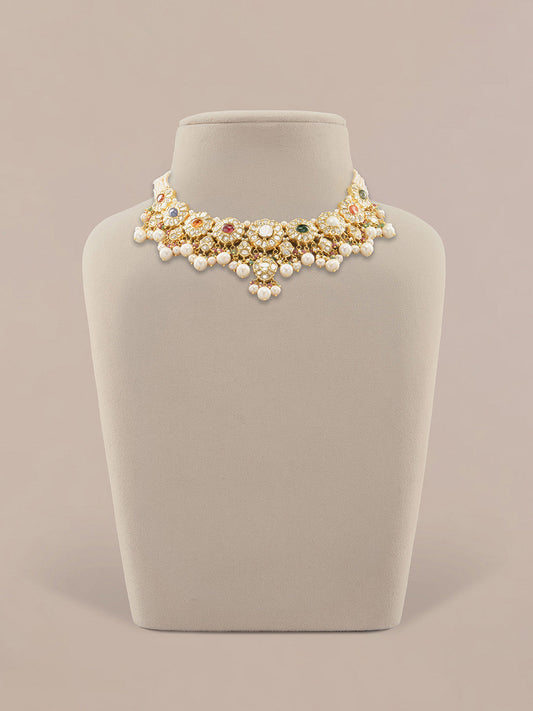 Pranaya Polki U Necklace