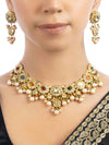 Pranaya & Miorah Polki U Necklace Set