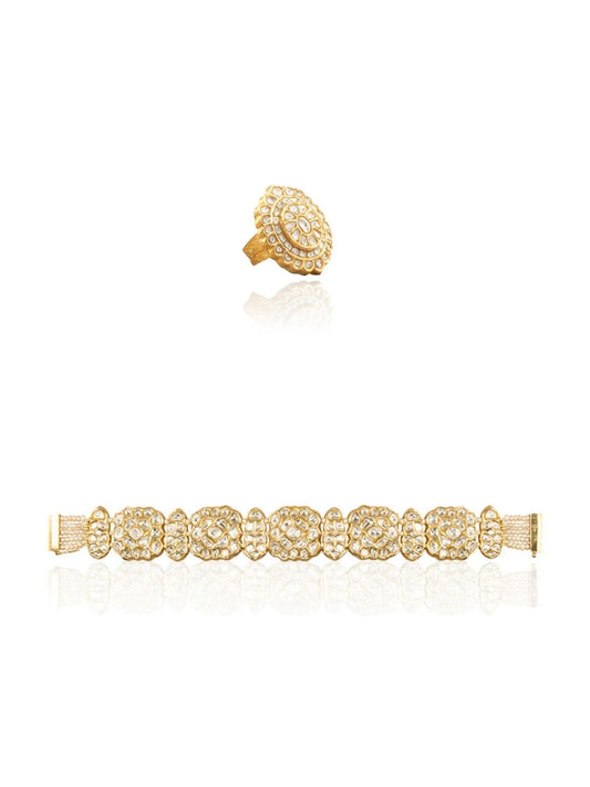 Ekeva & Eyana Polki Accessories Set