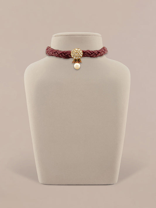 Hiraya Polki Bead Choker