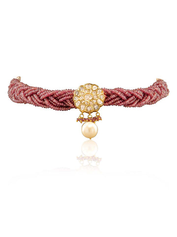 Hiraya Polki Bead Choker