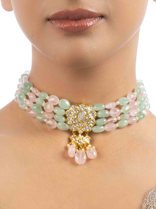 Ilaria Polki Bead Choker