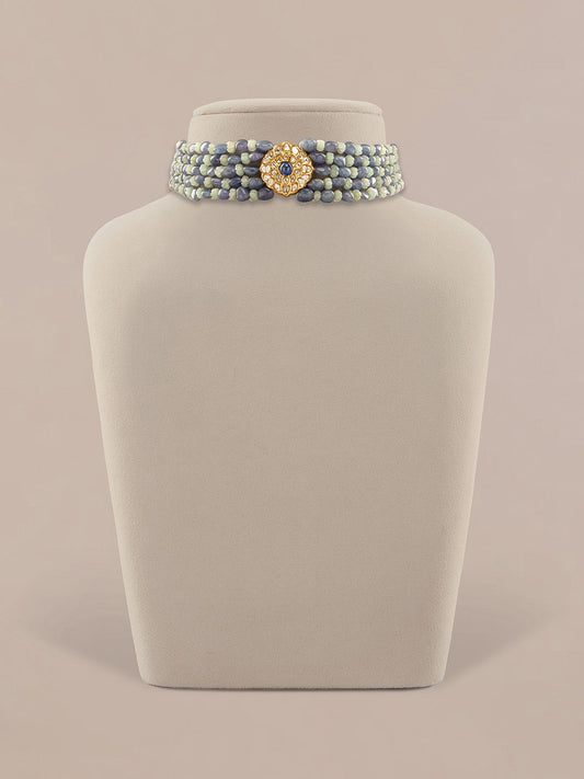 Leeyani Polki Bead Choker