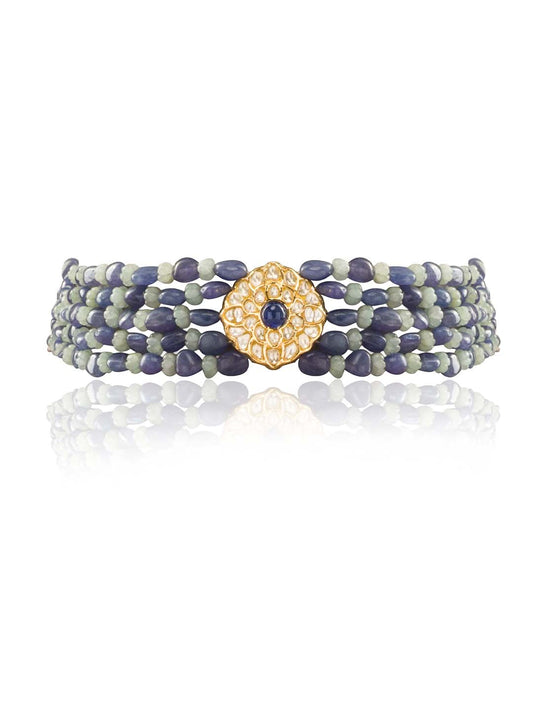 Leeyani Polki Bead Choker