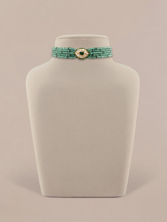 Annora Polki Bead Choker