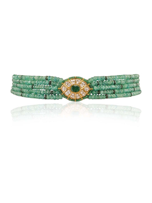 Annora Polki Bead Choker