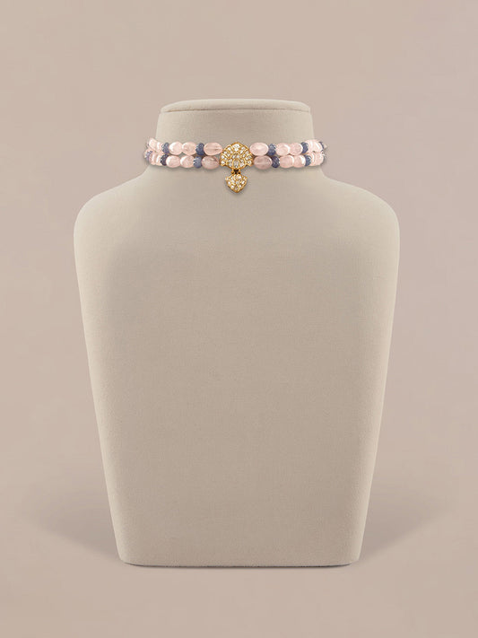 Zivaah Polki Bead Choker