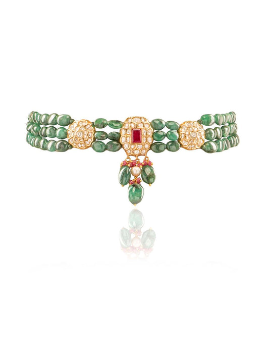Adira Polki Bead Choker