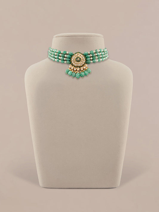 Nezira Polki Bead Choker