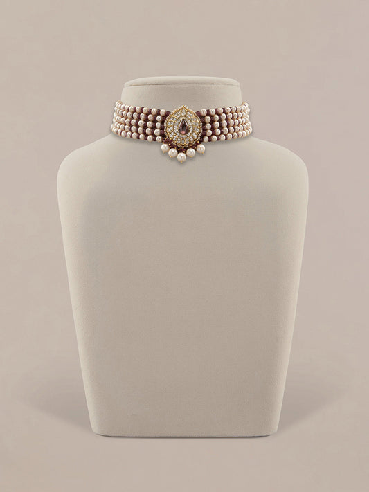 Sarai Polki Bead Choker