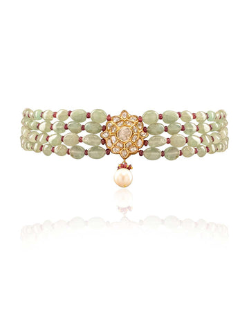 Kartika Polki Bead Choker