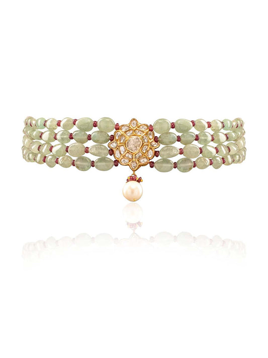 Kartika Polki Bead Choker