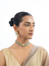 Kartika & Nidra Polki Bead Choker Set