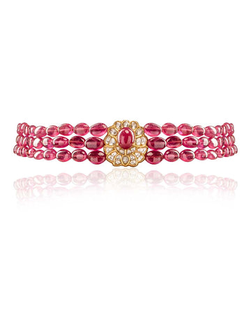 Neza Polki Bead Choker