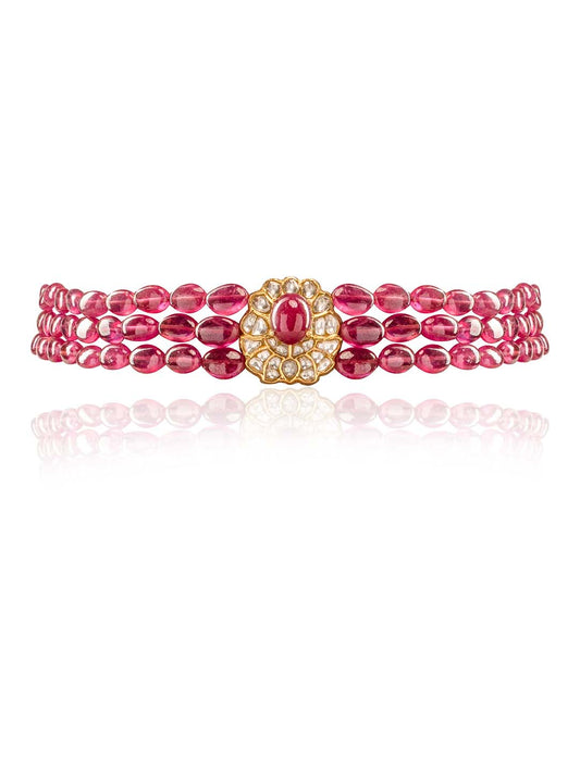 Neza Polki Bead Choker