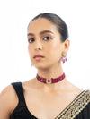 Neza & Vera  Polki Bead Choker Set