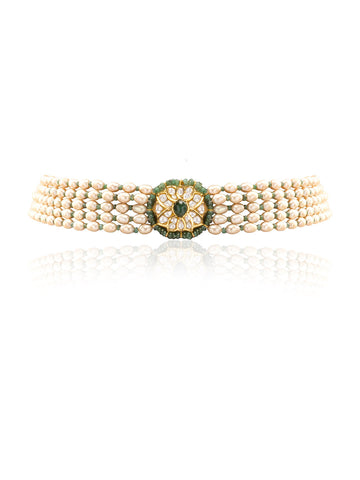 Kimara Polki Bead Choker