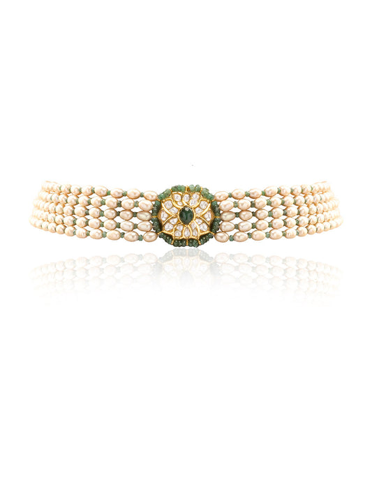 Kimara Polki Bead Choker