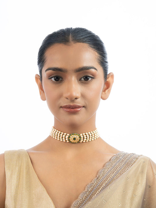 Kimara Polki Bead Choker
