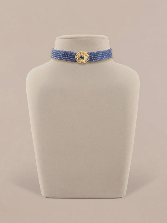 Kamari Polki Bead Choker