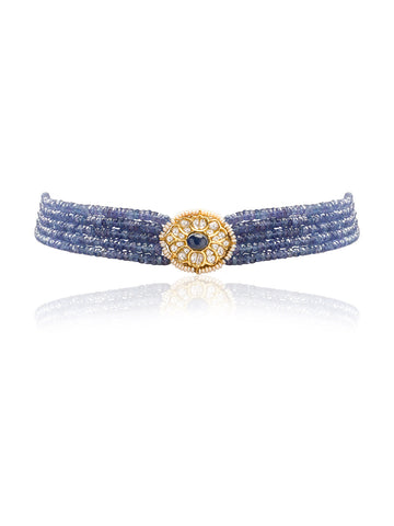 Kamari Polki Bead Choker