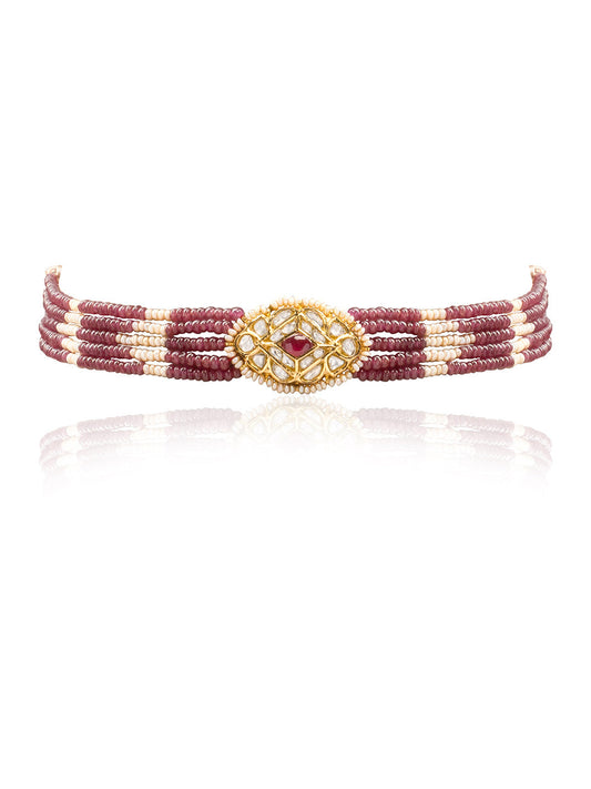 Avianna Polki Bead Choker
