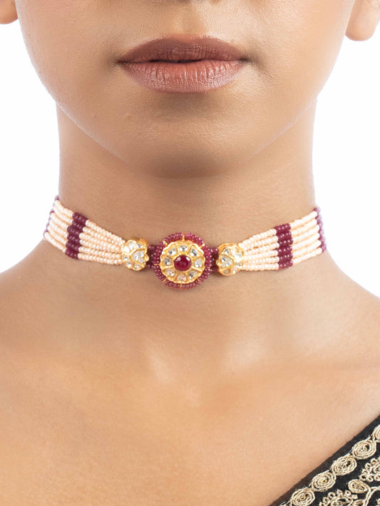 Rayla Polki Bead Choker