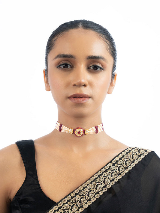 Rayla Polki Bead Choker