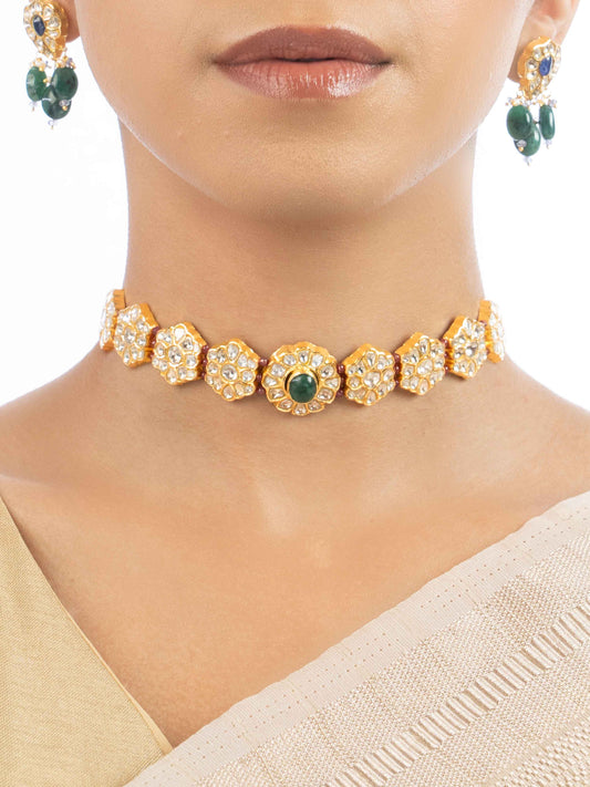 Nadira & Silas Polki Choker Set