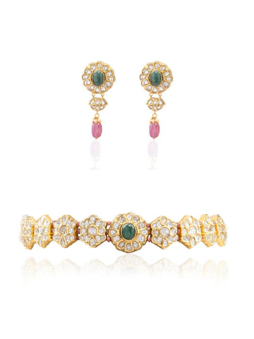 Nadira & Masya Polki Choker Set