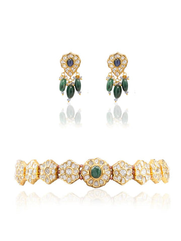 Nadira & Silas Polki Choker Set
