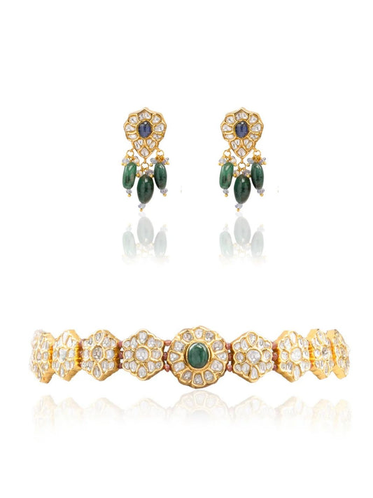 Nadira & Silas Polki Choker Set