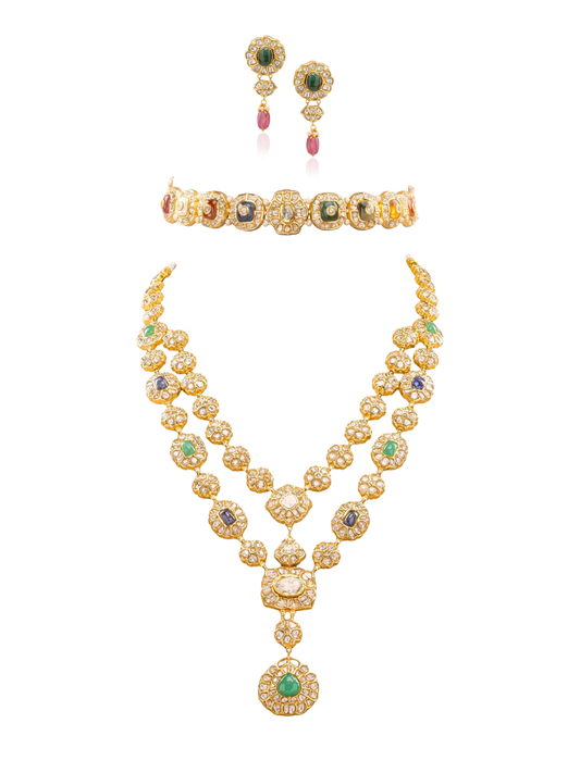 Orevia Polki Bridal Set