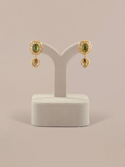 Nishka Polki Ear Rings